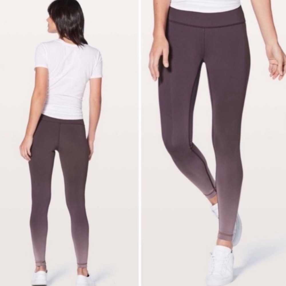 Lululemon Wunder Under High-Rise Tight *Boysenberry Ombré 28" - size 6